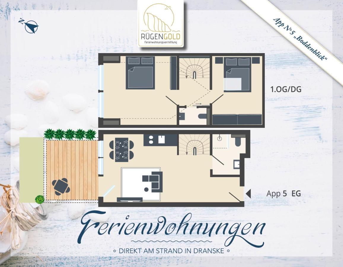 ,,Inselromantik" Appartement 3 Dranske Extérieur photo